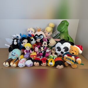 Disney / Pixar Plush Toy Bundle 25+ Stuffed Character Toys